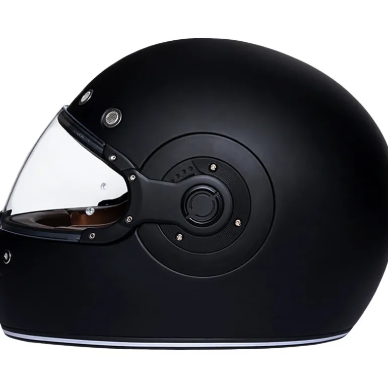Daytona Retro Dull Black Accents Helmet