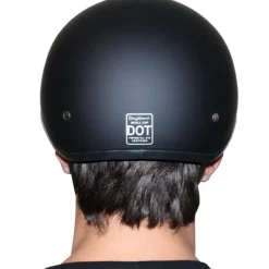 Daytona Skull Cap Helmet Hi-Gloss Black