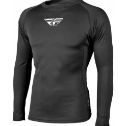Fly Racing Heavyweight Base Layer Top Black