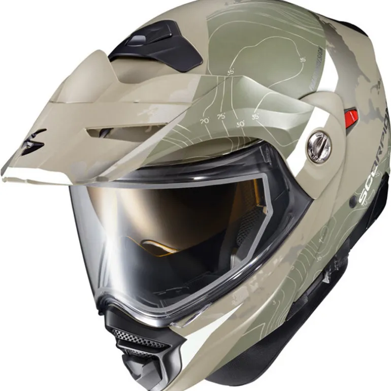 Scorpion EXO-AT960 Topographic Snow Helmet - Dual Shield